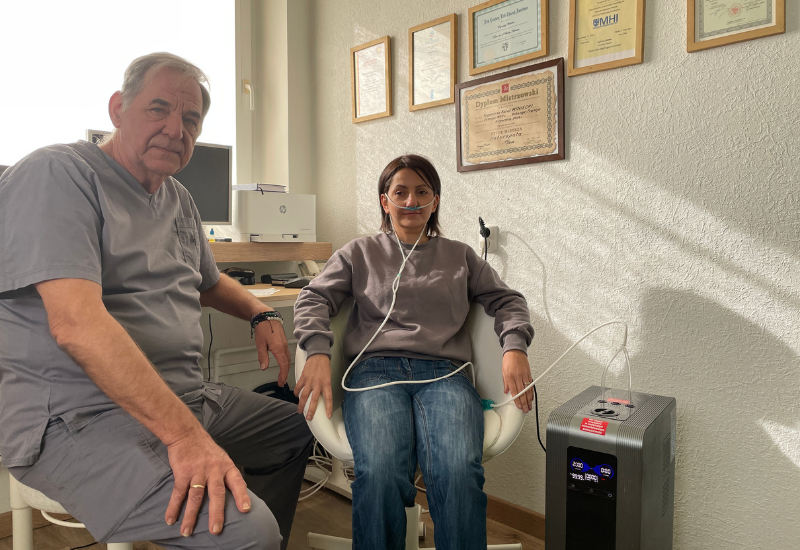 Inhalacja wodorem molekularnym 2000 ml/min h2